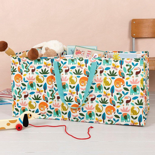 Wild Wonders Recycled Toy Tidy Bag - Insideout